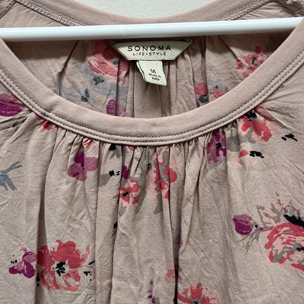 Sonoma Floral Blouse - Size M - Picture 3 of 6